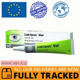 Lakripos Gel, eye gel 10g — Made in Germany by Ursapharm — Free Delivery