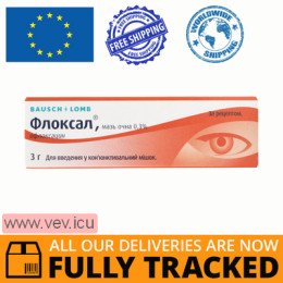 Floxal eye ointment 0.3%, 3g — Made in Germany — Free Delivery