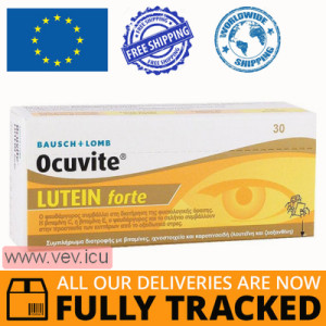 Ocuvite Lutein Forte 30 tablets — Made in Poland — Free Delivery