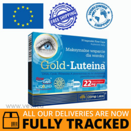 GOLD - LUTEIN 30 CAPS - MADE IN POLAND - FREE SHIPPING 