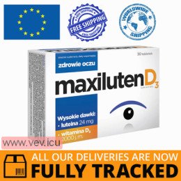 Maxiluten D3, 30 tablets — Made in Poland by Aflofarm — Free Delivery