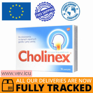 Cholinex Sugar Free 16 lozenges — Made in Poland — Free Delivery