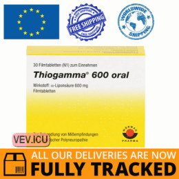 Thiogamma 600 mg 30 tablets — Made in Germany — Free Delivery