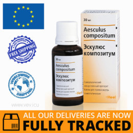 AESCULUS COMPOSITUM ORAL DROPS 30ML - MADE IN GERMANY- FREE SHIPPING