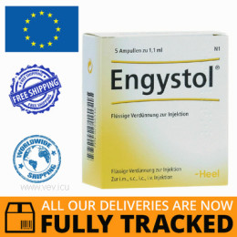 ENGYSTOL INJECTION FOR AMPOULES 1.1ML 5pcs — MADE IN GERMANY — FREE SHIPPING