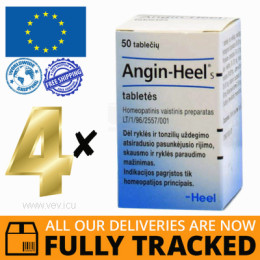4 х ANGIN-HEEL S 50 TABS - MADE IN GERMANY - FREE SHIPPING
