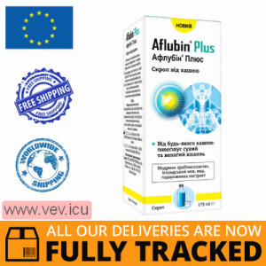 Aflubin Plus cough syrup 175 ml — Made in Austria — Free Delivery