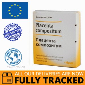 PLACENTA COMPOSITUM INJECTION FOR AMPOULES 2.2ML 5pcs — MADE IN GERMANY — FREE SHIPPING