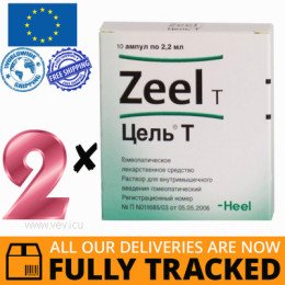 2 x ZEEL T INJECTION FOR AMPOULES 2ML 10pcs — MADE IN GERMANY — FREE SHIPPING