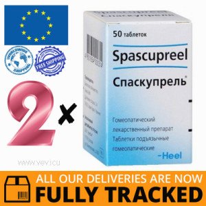 2 x SPASCUPREEL 50 TABS - MADE IN GERMANY - FREE SHIPPING