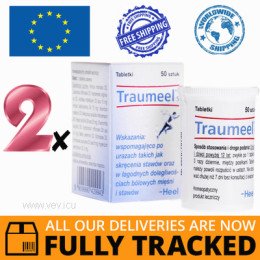 2 x TRAUMEEL S 50 TABS — MADE IN GERMANY — FREE SHIPPING