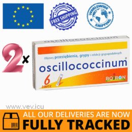 2 x OSCILLOCOCCINUM 6 PCS x 1G — MADE IN FRANCE — FREE SHIPPING