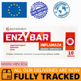 Enzybar Inflamaza 10 tablets — Made in India — Free Delivery