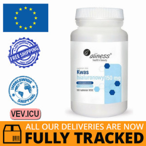 Aliness Hyaluronic Acid 150mg, 100 tablets — Made in Poland — Free Delivery