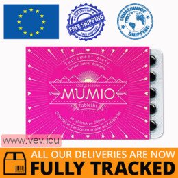 Cleansed Mumio 200mg, 60 tablets — Made in Poland — Free Delivery