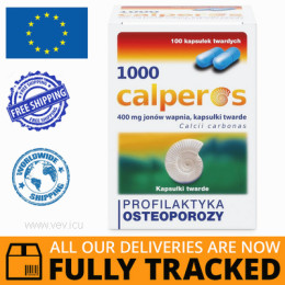 CALPEROS 1000MG 100 СAPS - MADE IN POLAND - FREE SHIPPING