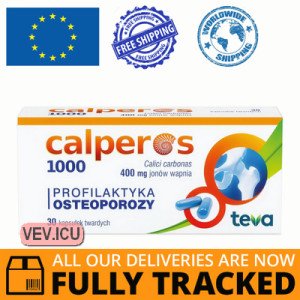 Calperos 1000mg 30 capsules — Made in Poland — Free Delivery