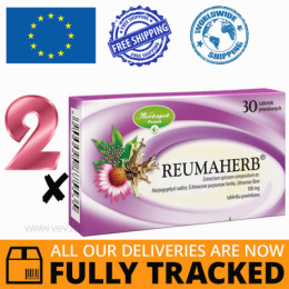 2 x REUMAHERB 30 TABS — MADE IN POLAND — FREE SHIPPING 2 x REUMAHERB 30 TABS — MADE IN POLAND — FREE SHIPPING