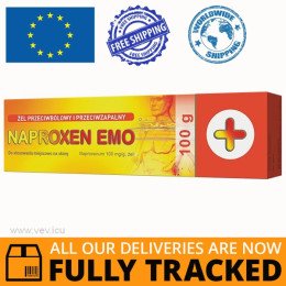Naproxen Emo Gel 10% 100g — Made in Canada — Free Delivery
