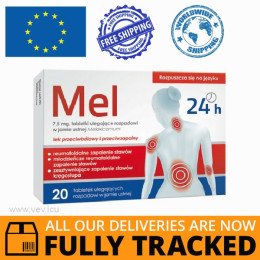 Mel 7.5mg 20 tablets — Made in Poland — Free Delivery