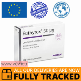 Euthyrox 50mcg, 100 tablets — Made in Germany — Free Delivery