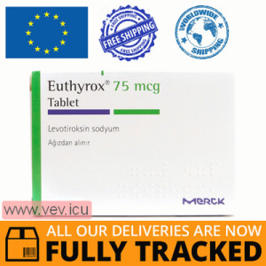 Euthyrox 75mcg, 100 tablets — Made in Germany — Free Delivery