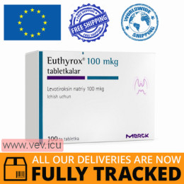Euthyrox 100mcg, 100 tablets — Made in Germany — Free Delivery