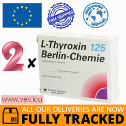L-Thyroxin 125 Berlin-Chemie 2p x 50 tablets — Made in Germany — Free Delivery