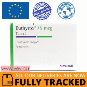 Euthyrox 75mcg, 100 tablets — Made in Germany — Free Delivery