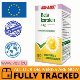 Beta-Carotene 6mg 100 capsules — Made in Czech Republic — Free Delivery Beta-Carotene 6mg 100 capsules — Made in Czech Republic — Free Delivery