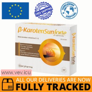 Beta Karoten Sun Forte, 30 tablets — Made in Poland — Free Delivery