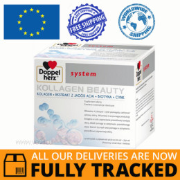 DOPPELHERZ SYSTEM KOLLAGEN BEAUTY 30 AMPOULES - MADE IN GERMANY - FREE SHIPPING