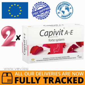 2 x CAPIVIT A + E FORTE SYSTEM 30 CAPS - MADE IN POLAND - FREE SHIPPING 2 x CAPIVIT A + E FORTE SYSTEM 30 CAPS - MADE IN POLAND - FREE SHIPPING
