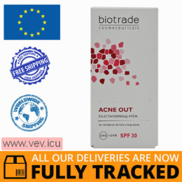 Biotrade Acne Out revitalizing face cream SPF 30, 30 ml — Made in Bulgaria — Free Delivery 