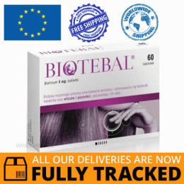 BIOTEBAL 5MG 60 TABS - MADE IN POLAND- FREE SHIPPING