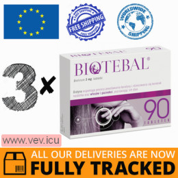 Biotebal 5mg 3p x 90 tablets — Made in Poland — Free Delivery