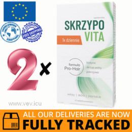 2 x SKRZYPOVITA BIOTYNA COMPLEX 42 TABLETS - MADE IN POLAND - FREE SHIPPING 