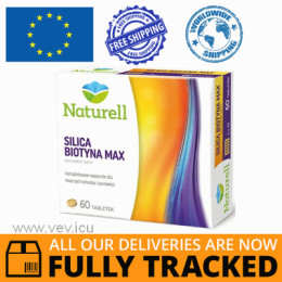 NATURELL SILICA BIOTIN MAX 60 TABS - MADE IN POLAND - FREE SHIPPING 