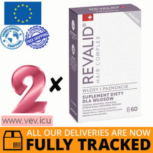Revalid Hair Complex, 2p x 60 capsules — Made in Switzerland — Free Delivery Revalid Hair Complex, 2p x 60 capsules — Made in Switzerland — Free Delivery