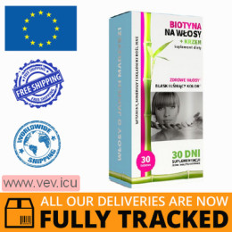 Biotin for hair + silicon, 30 tablets — Made in Poland — Free Delivery