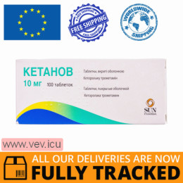 Ketanov 10mg 100 tablets — Made in Romania — Free Delivery