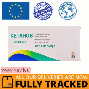 Ketanov, solution for injection 30mg/ml, 1ml x 10 ampoules — Made in Romania — Free Delivery