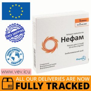 Nefam solution for injection 10 mg/ml 2ml x 5 ampoules — Made in Ukaraine — Free Delivery Nefam solution for injection 10 mg/ml 2ml x 5 ampoules — Made in Ukaraine — Free Delivery