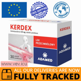 Kerdex 25 mg, 30 tablets — Made in Poland by Adamed — Free Delivery