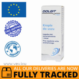 Dolgit med, ear drops, 10ml — Made in Poland — Free Delivery