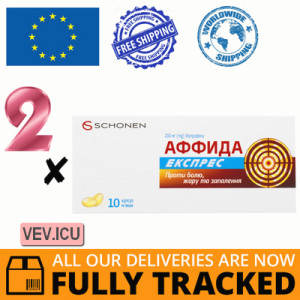 Affida Express 200mg 2p x 10 capsules — Made in India — Free Delivery