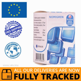 NOMIGREN BOSNALIJEK 10 PILLS -  MADE IN BOSNIA AND HERZEGOVINA - FREE SHIPPING