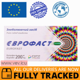 Eurofast (Ibuprofen) 200mg 10 capsules — Made in India  — Free Delivery 