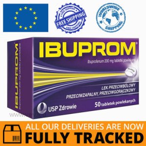 IBUPROM 200MG 50 TABS — MADE IN POLAND — FREE SHIPPING