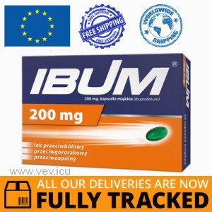 IBUM 200MG 60 CAPSULES - MADE IN POLAND - FREE SHIPPING
